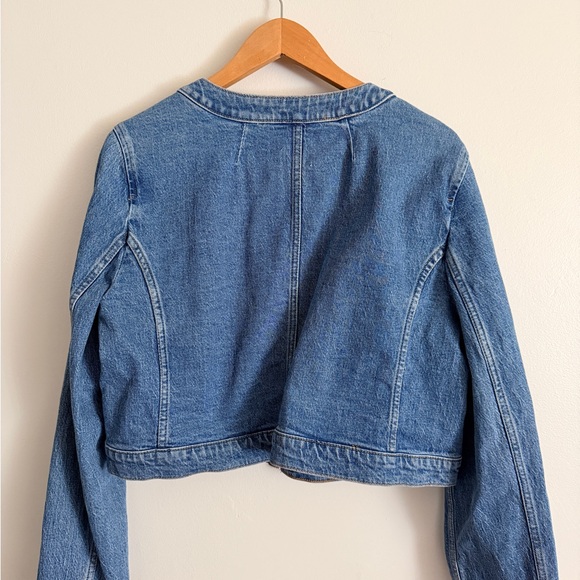 J. Crew Light Blue Cropped Denim Jacket - Picture 7 of 7